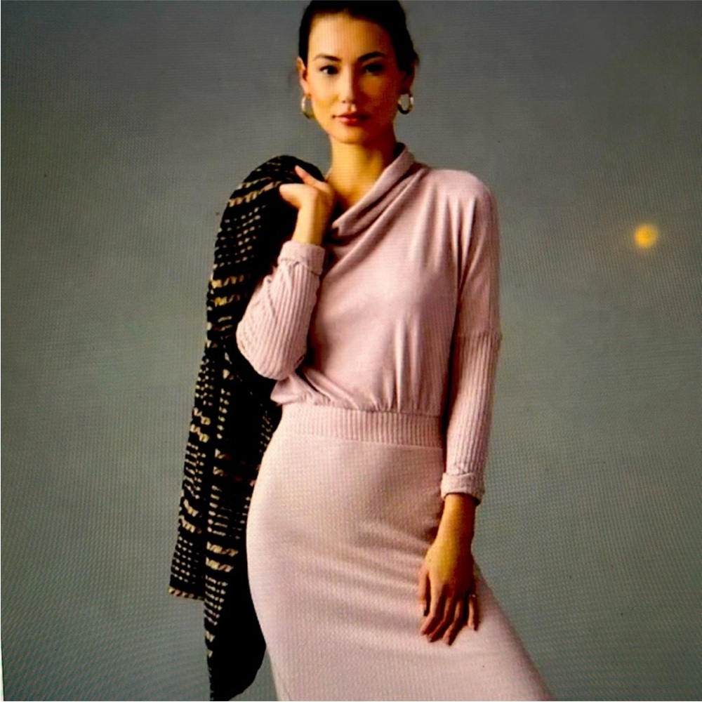 Anthropologie Daily Practice Draped Cowl Neck Dress